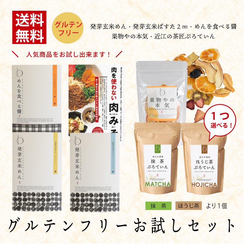 グルテンフリーお試しセット　送料無料